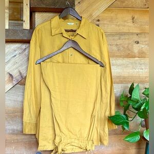 Mustard Yellow Women's Top